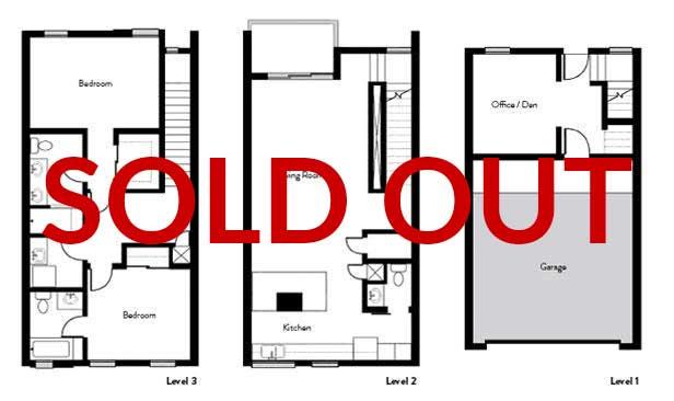 Midtown Townhome Floorplan